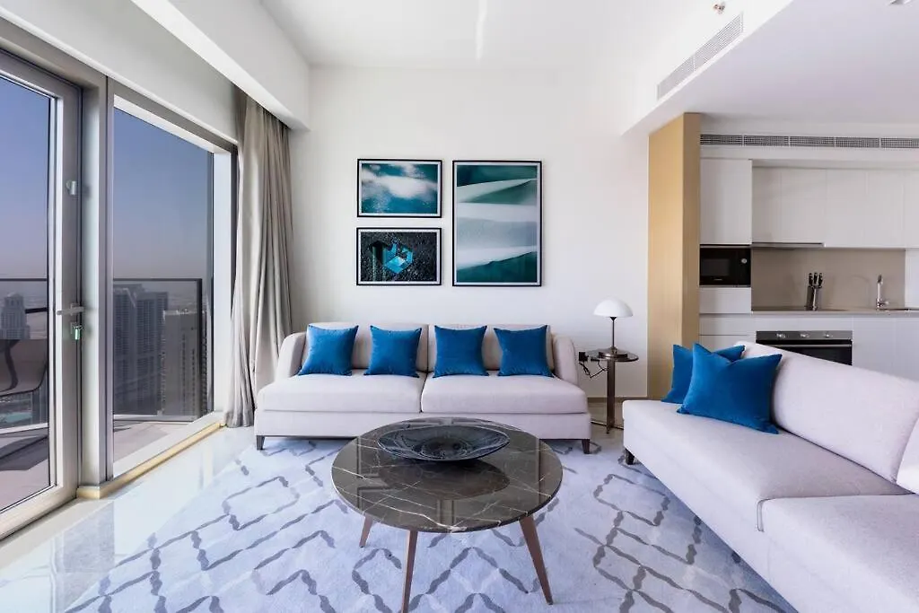 Ferienwohnung Address Grand Creek Habour 3Bdr On 51St Flr With Skyline View In Creek Harbour Dubai Apartment