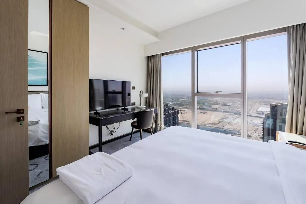 Apartment Ferienwohnung Address Grand Creek Habour 3Bdr On 51St Flr With Skyline View In Creek Harbour Dubai